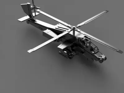 toy attack helicopter 3D print model