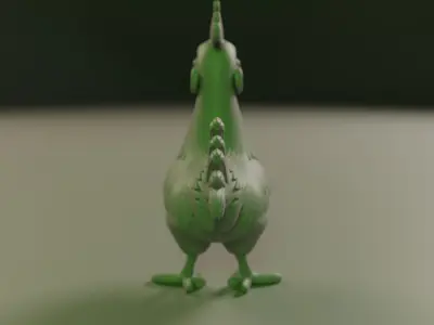 Rooster 3D print model
