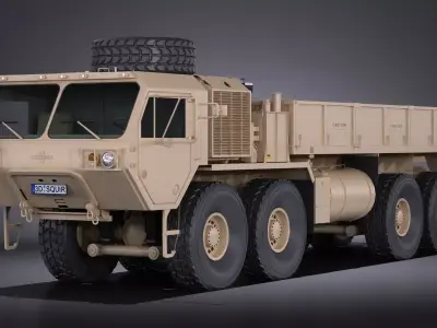 Oshkosh Hemitt A4 Cargo Truck 3D model