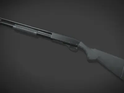 Weapon pack 001 Free low-poly 3D model