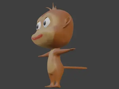 MONKEY CARTOON 3D model