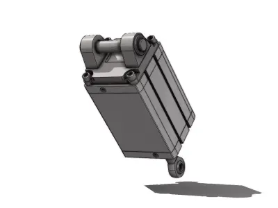 Cilindro Festo 536393 ADN 125 140 A P A Pneumatic Cylinder 3D model
