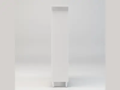 Bookcase Shelf Free low-poly 3D model