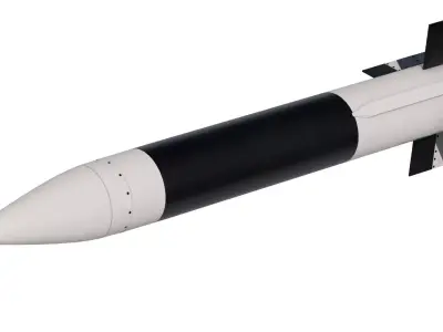 Aster 30 anti-aircraft missiles 3D model