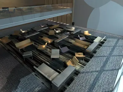 Lounge Hall Free 3D model