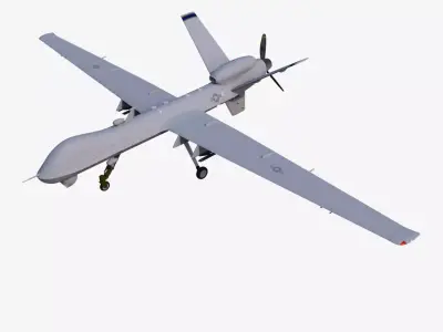 MQ-9 Reaper Free low-poly 3D model