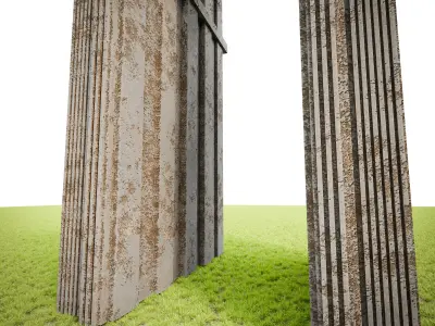 GOTHIC CASTLE BUILDING 26 Low-poly 3D model