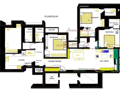floor plan 3D model