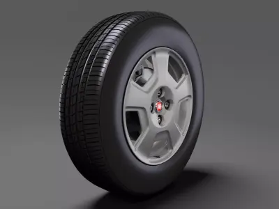 Fiat Fiorino wheel 2017 3D model