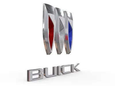 buick new logo 3D model