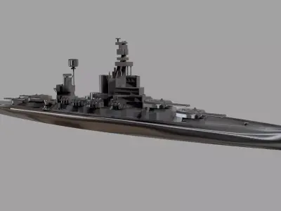 USS Pennsylvania Ship 3D model