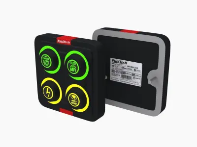 FuelTech SwitchPanel Bundle Low-poly 3D model