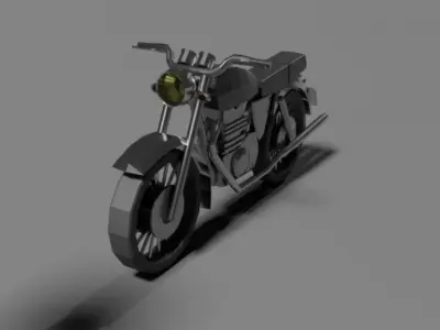 Triumph motorcycle 3D model