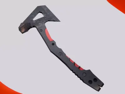 Tactical axe Low-poly 3D model order