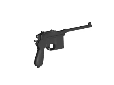 C96 Mauser 3D model