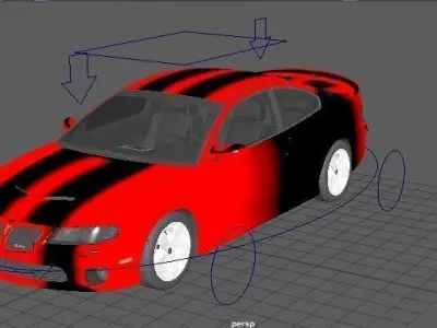 car rig model Free low-poly 3D model
