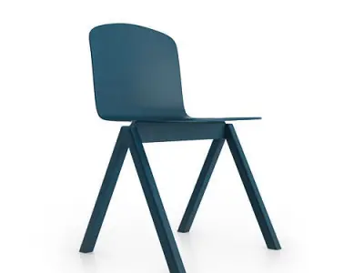 Copenhague chair and desk by Ronan Erwan Bouroullec Free 3D model
