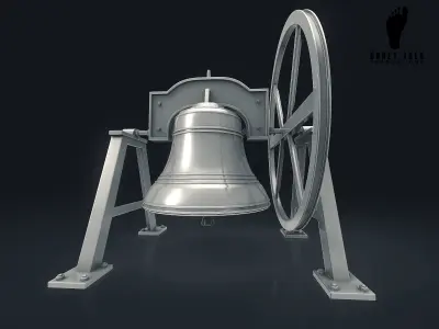 3D MISSION CHURCH BELL 3D model