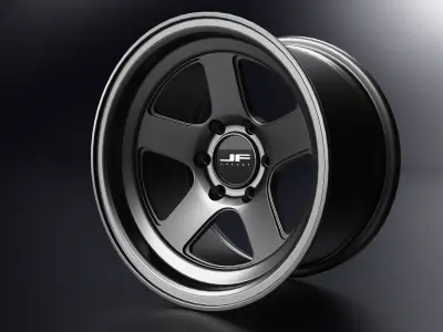 Titan FR3 Wheels 3D model