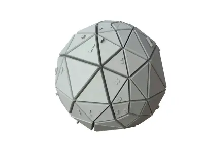Sci Fi Object No 3566 Low Poly Low-poly 3D model