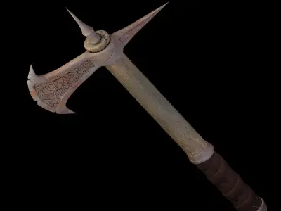 combat hatchet Free 3D model