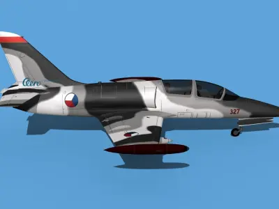 Aero Vodochody L-39C Albatross Cz Rep 01 3D model