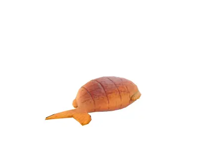 Grilled Fish  Low-poly 3D model