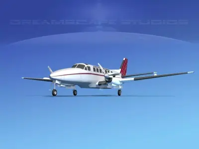 Beechcraft B99 Cape Fear 3D model