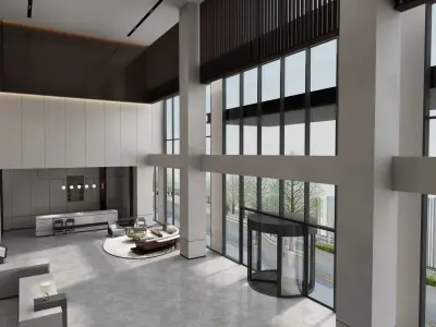 The Hotel Lobby 14 3D model