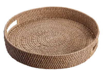  Round Rattan Tray Model 