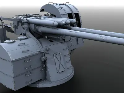 Japanese Type 89 Low-poly 3D model