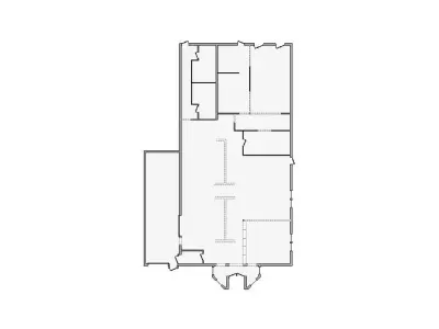 Commercial Interior Sketch - 5001-5500 SF - Xactimate 3D model