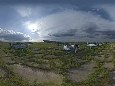 HDR - Abandoned Airplanes 3D model