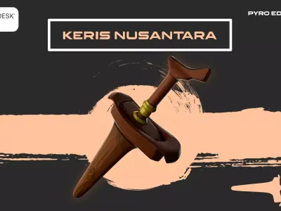 KERIS NUSANTARA FULLY RIGGED Free 3D model