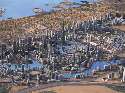 Dubai 3D model