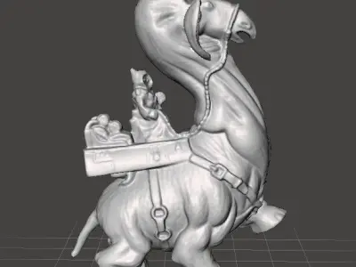 RONTO WITH JAWA MINIATURE MODELS SET LEGION SCIFI FANTASY GAMES 3D print model
