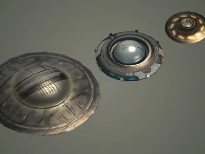 ufo space alien spaceship sci fi ufo spaceship spacecraft  3D model