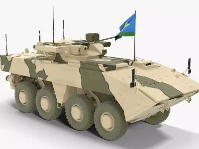 VPK-7829 Bumerang Special Clean Low-poly 3D model