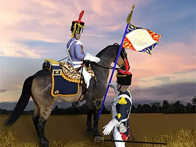 Napoleonic Grenadier Guard Cavalry 3D model