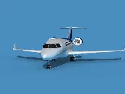 Bombardier CL604 Challenger V06 3D model