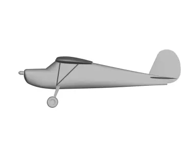 Cessna 140 3D model