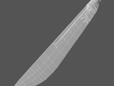 Arabian knife 3D model