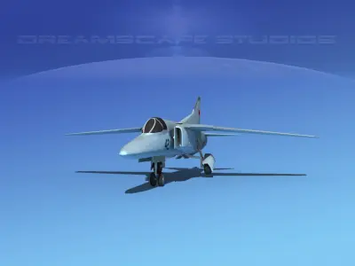 Mig-27 Flogger LP China Low-poly 3D model