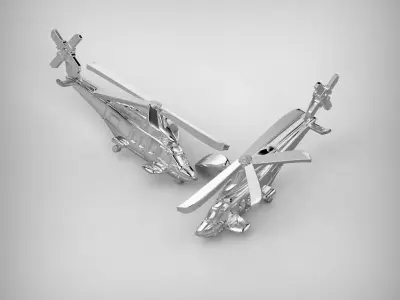 191002 Cufflinks AW139 3D print model