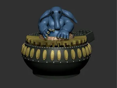 Max rebo 3D print model