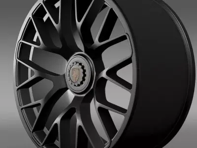 Porsche GTS 2015 rim 3D model