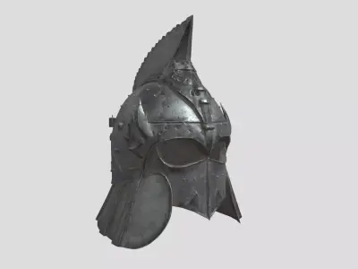 Iron Chestplate Armor Low-poly 3D model