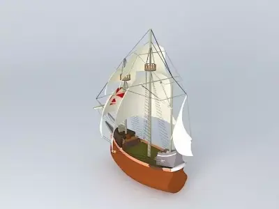 SPANISH STYLE GALLEON 3D model