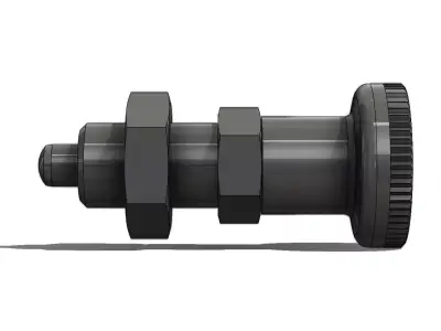 Indexador Elesa GN 617 8 AK Indexing Plungers 3D model