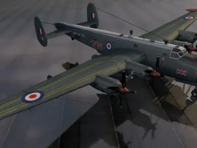 Avro 716 Shackleton MR3 3D model